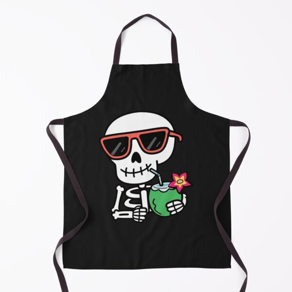 Item preview, Cute Summer Skeleton with Sunglasses and Coconut Drink – Funny Kawaii Cartoon Design designed and sold by ColorSplash123.