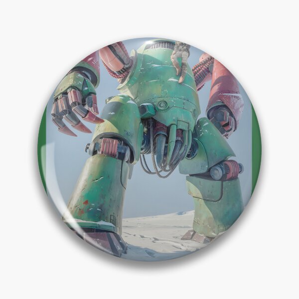 Item preview, Giant Robot Soldier in Snowy Landscape designed and sold by ButlerzoShopus.