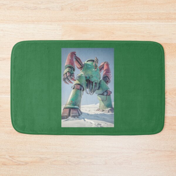 Item preview, Giant Robot Soldier in Snowy Landscape designed and sold by ButlerzoShopus.