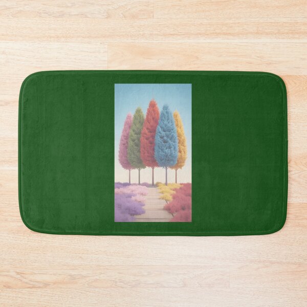 Item preview, Colorful Pine Trees Path designed and sold by ButlerzoShopus.