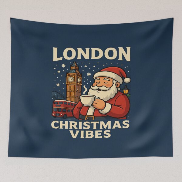 Item preview, London Christmas Vibes – Santa Claus World Tour Edition designed and sold by Globalcitytees.