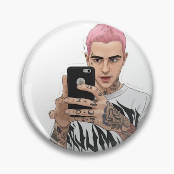 Item preview, Lil peep art illustrated animated  designed and sold by gothboidesigns.