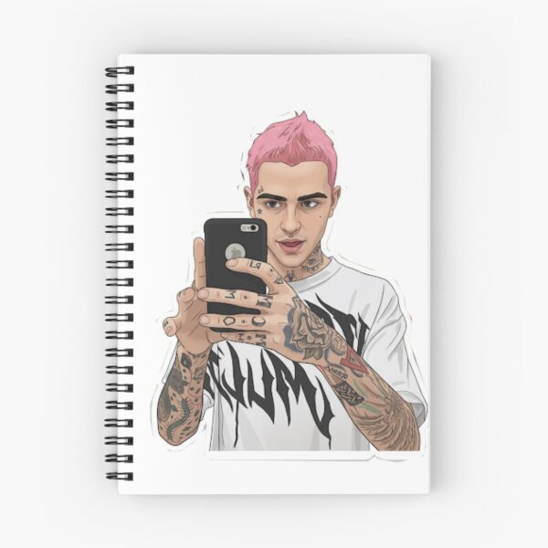 Item preview, Lil peep art illustrated animated  designed and sold by gothboidesigns.