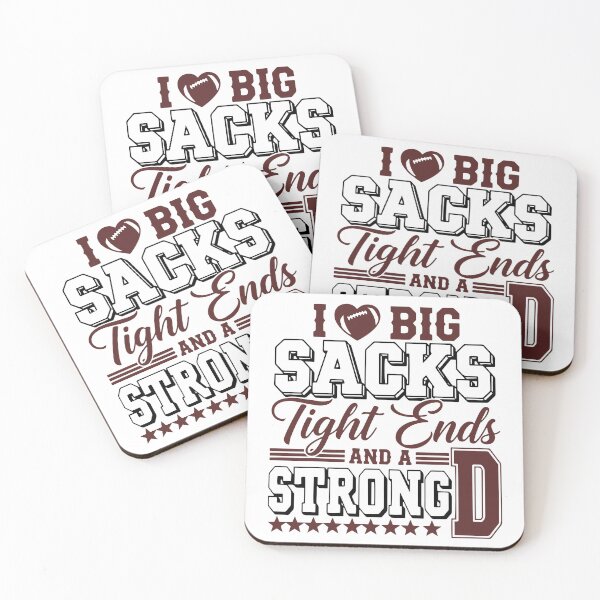 Item preview, I Love Big Tight Ends and a D | Funny Football Fan Shirt designed and sold by DirtyGirlGraphics.