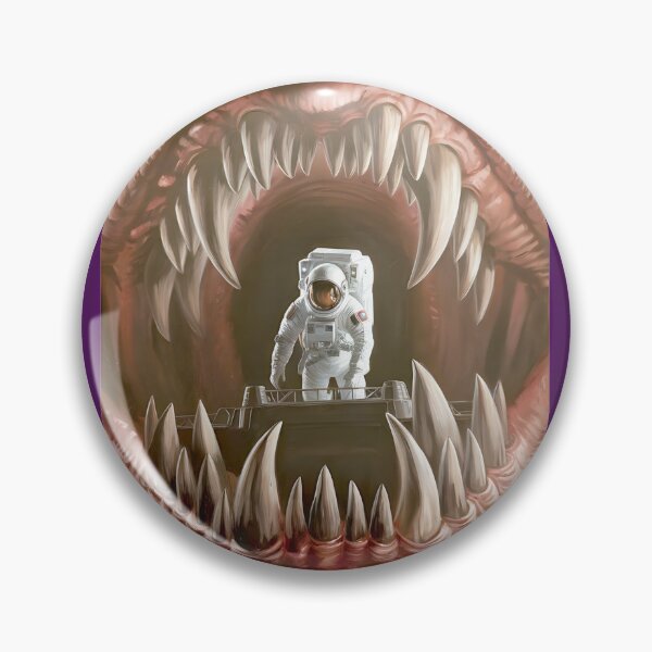Item preview, Astronaut Faces Monstrous Maw designed and sold by ButlerzoShopus.