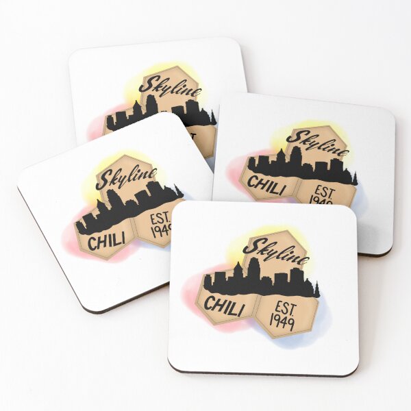 Item preview, Cincinnati Chili Skyline (Black) designed and sold by Art.MadeByReese.