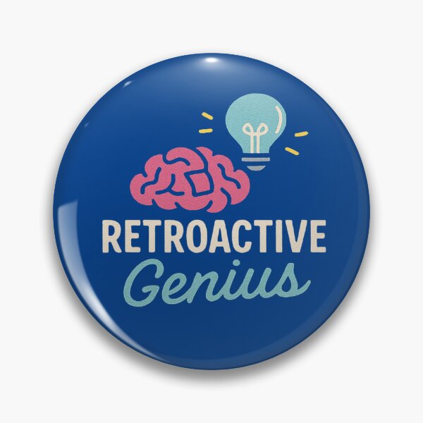 Item preview, Retroactive Genius designed and sold by Choppy Designs.