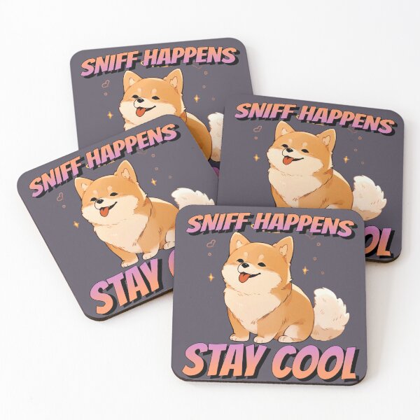 Item preview, Sniff happens Stay cool Dog designed and sold by GrevaldiCouture.