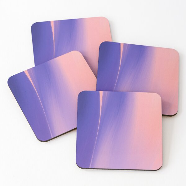 Item preview, Bold abstract gradient with deep violet and soft peach vertical flow creating dramatic modern artistic composition designed and sold by Mimoshi ⭐⭐⭐⭐⭐.