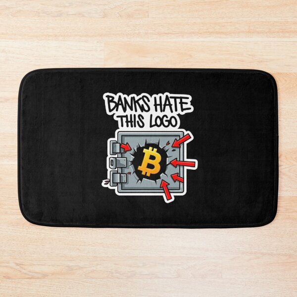 Item preview, Banks Hate This Logo Bitcoin Artwork designed and sold by RadDeck.