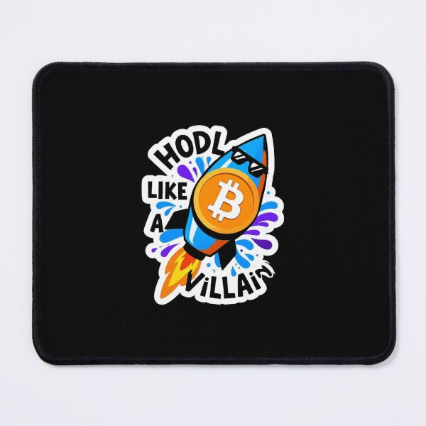 Item preview, Hodl Like A Villain Bitcoin Graphic designed and sold by RadDeck.
