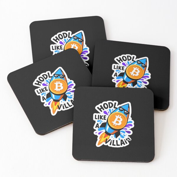 Item preview, Hodl Like A Villain Bitcoin Graphic designed and sold by RadDeck.