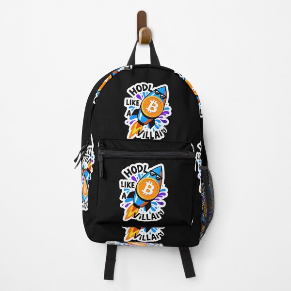 Item preview, Hodl Like A Villain Bitcoin Graphic designed and sold by RadDeck.