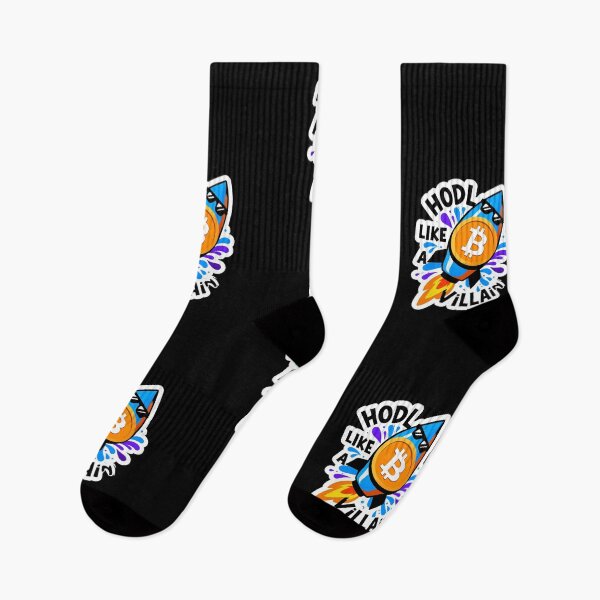 Item preview, Hodl Like A Villain Bitcoin Graphic designed and sold by RadDeck.