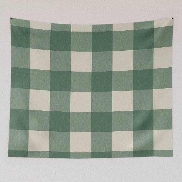 Item preview, Farmhouse Gingham designed and sold by FLATVAC STICKER.
