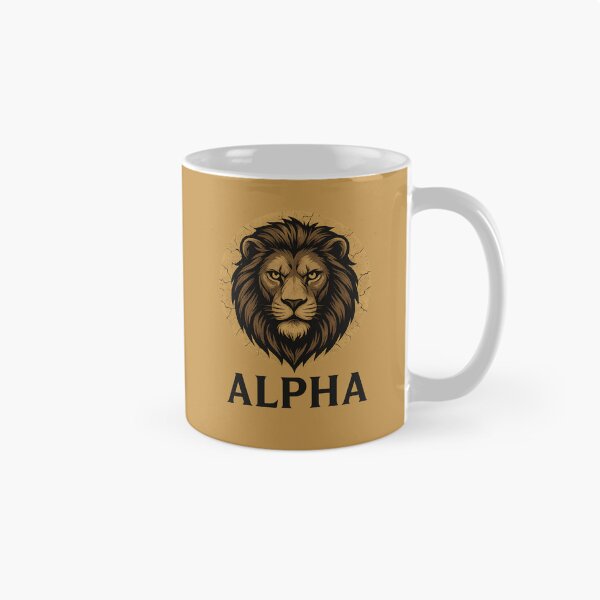 Item preview, ALPHA Lion Head – Symbol of Strength and Leadership designed and sold by NovaMoodCo.
