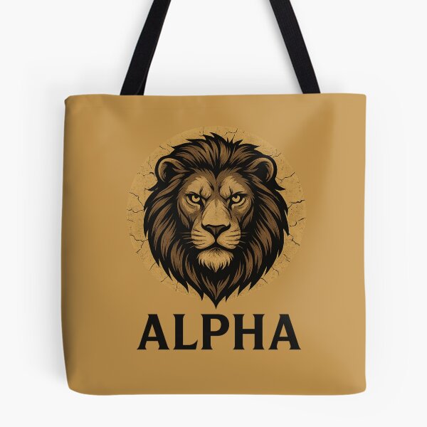 Item preview, ALPHA Lion Head – Symbol of Strength and Leadership designed and sold by NovaMoodCo.