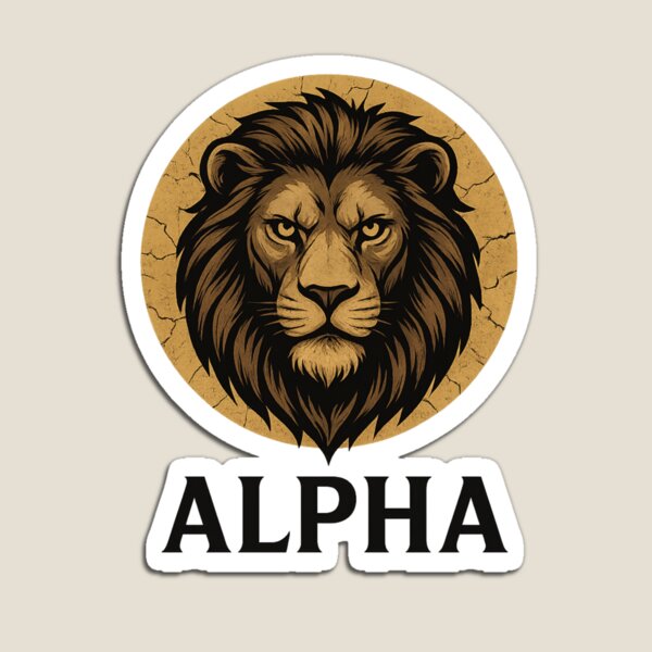 Aperçu de l'œuvre Tête de lion ALPHA – Symbole de force et de leadership créée et vendue par NovaMoodCo.
