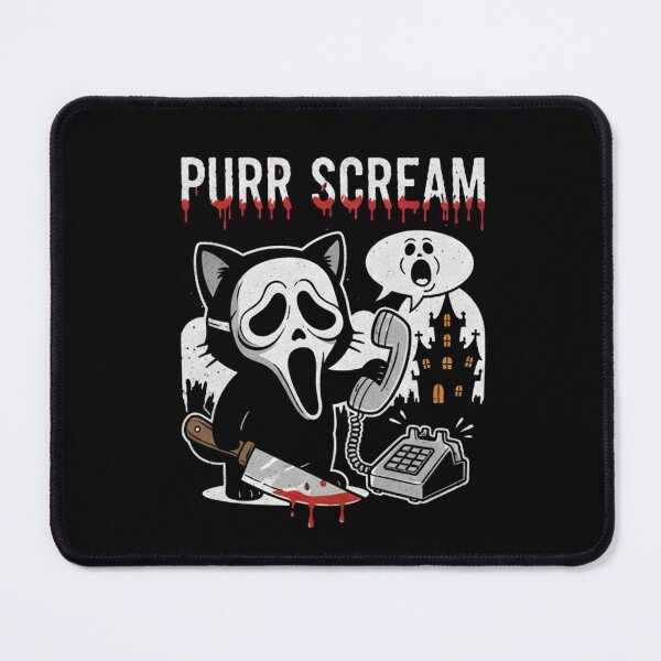 Item preview, Purr Scream Horror Cat Parody designed and sold by svarupa.