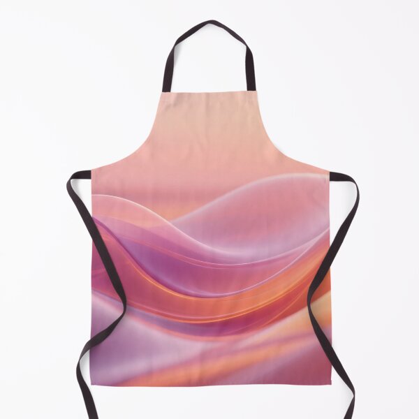Item preview, Glowing pastel sunset waves with smooth flowing curves in pink orange and purple creating dreamy serene atmosphere designed and sold by Mimoshi ⭐⭐⭐⭐⭐.