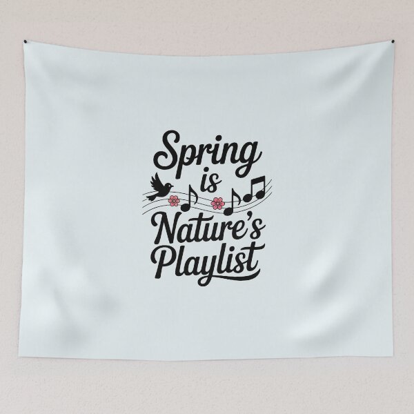 Item preview, Spring is Nature’s Playlist – Musical Bloom Design designed and sold by Jollys-ArtShop.