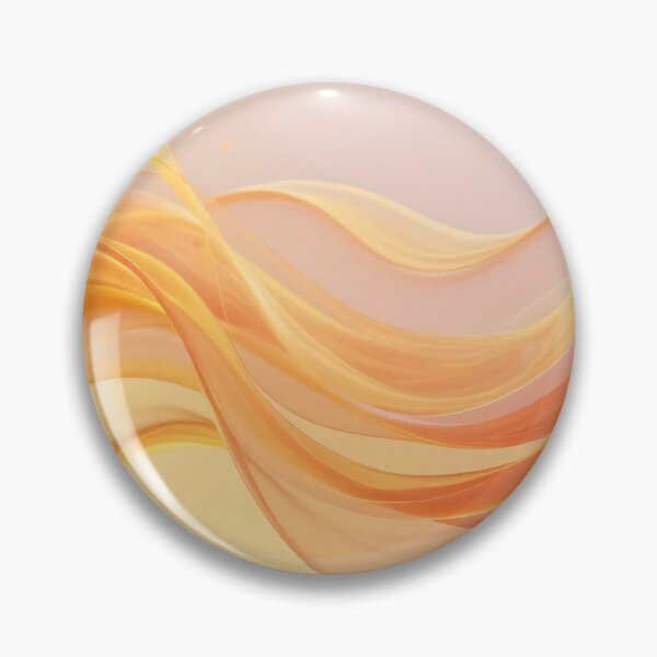 Item preview, Golden orange abstract flowing ribbons with smooth curves, soft transparent layers and warm glowing dreamy gradient background designed and sold by Mimoshi ⭐⭐⭐⭐⭐.