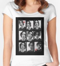 timothee chalamet Women's Fitted Scoop T-Shirt