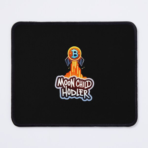 Item preview, Moon Child Hodler Bitcoin Design designed and sold by RadDeck.