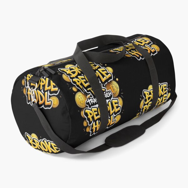 Item preview, Broke People Talk Trash Rich People Hodl Bitcoin Design designed and sold by RadDeck.