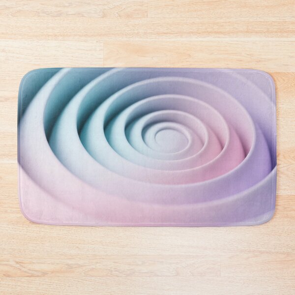 Item preview, Pastel spiral abstract pattern with smooth layered rings in blue pink and lavender creating dreamy depth designed and sold by Mimoshi ⭐⭐⭐⭐⭐.