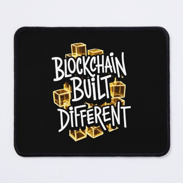 Item preview, Blockchain Built Different Bitcoin Graphic designed and sold by RadDeck.