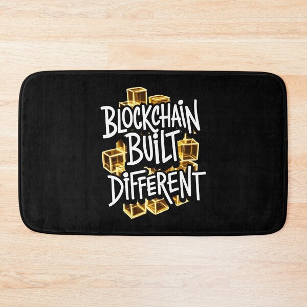 Item preview, Blockchain Built Different Bitcoin Graphic designed and sold by RadDeck.