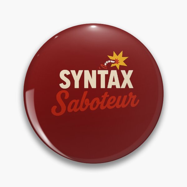 Artikelvorschau, Syntax-Saboteur entworfen und verkauft von Choppy Designs.