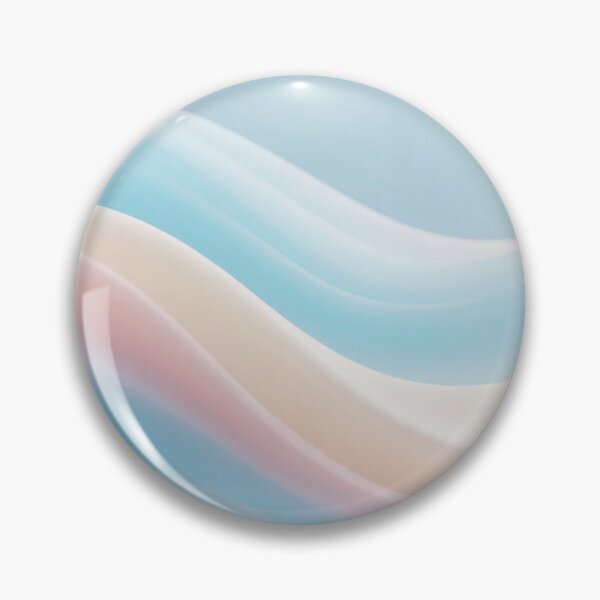 Item preview, Smooth pastel abstract waves in blue pink and cream tones with soft flowing curves and gentle gradient designed and sold by Mimoshi ⭐⭐⭐⭐⭐.