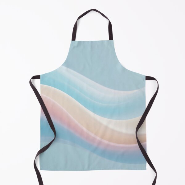 Item preview, Smooth pastel abstract waves in blue pink and cream tones with soft flowing curves and gentle gradient designed and sold by Mimoshi ⭐⭐⭐⭐⭐.