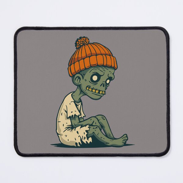 Item preview, Funny Tired Zombie | Cute Cartoon Undead Character Design | Zombie Funny Spooky Tired Undead Character Art designed and sold by DigitalFhaiz.