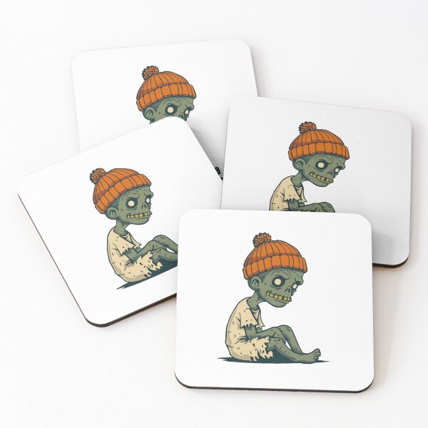 Item preview, Funny Tired Zombie | Cute Cartoon Undead Character Design | Zombie Funny Spooky Tired Undead Character Art designed and sold by DigitalFhaiz.