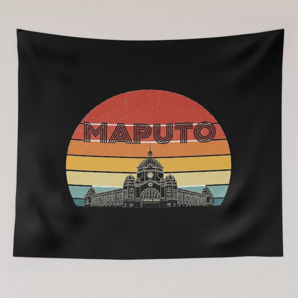 Item preview, Retro Sunset - Maputo! designed and sold by Mambadesiign.