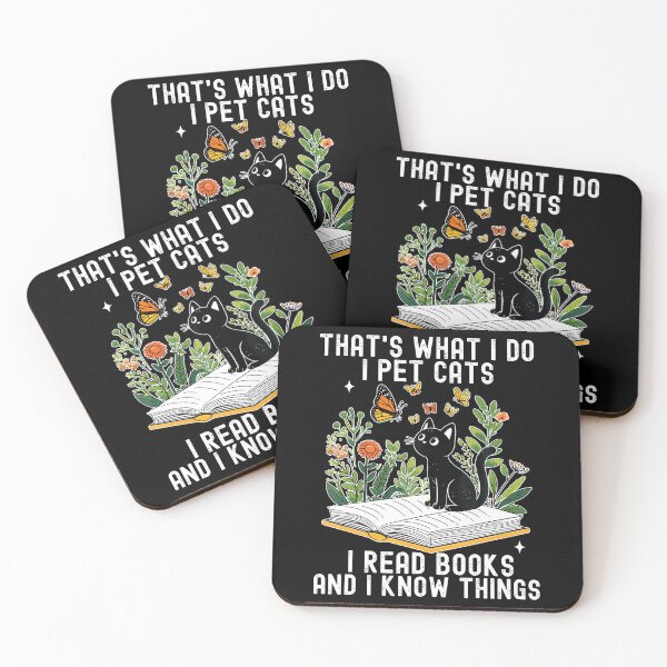 Item preview, That'S What I Do I Pet Cats I Read Books And I Know Things designed and sold by WalickiTwish.