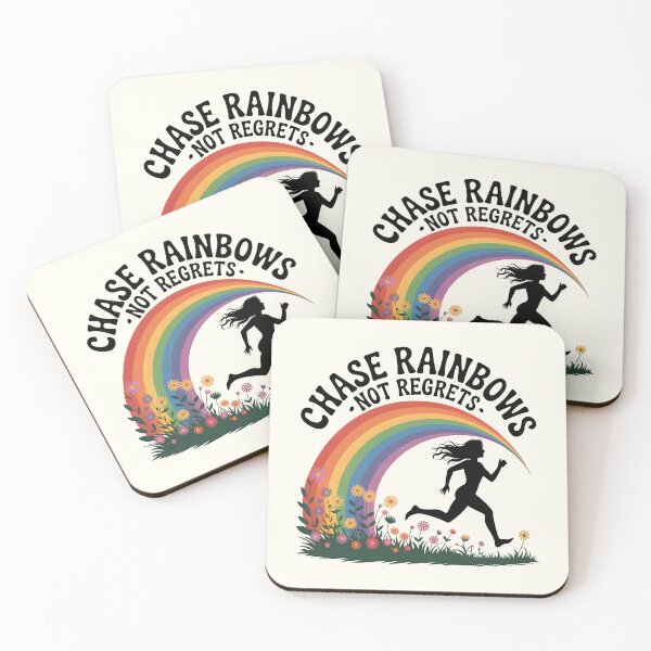 Item preview, Chase Rainbows, Not Regrets – Vibrant Spring Design designed and sold by Jollys-ArtShop.