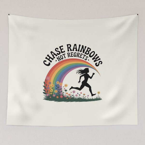 Item preview, Chase Rainbows, Not Regrets – Vibrant Spring Design designed and sold by Jollys-ArtShop.