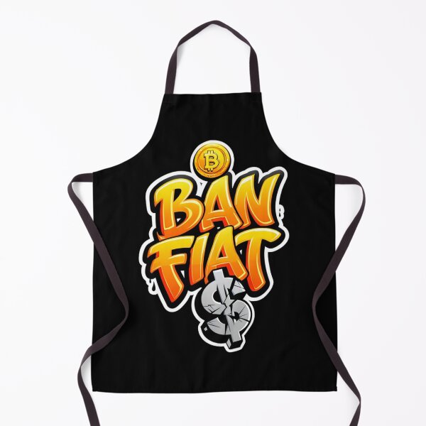 Item preview, Ban Fiat Bitcoin Design designed and sold by RadDeck.