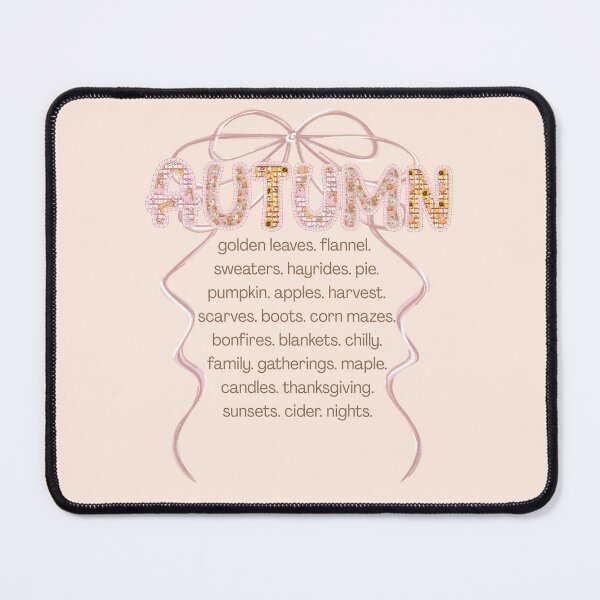 Item preview, Autumn Word Art – Cozy Fall Season Mosaic Design with Golden Leaves & Thanksgiving Vibes designed and sold by baucestudio.