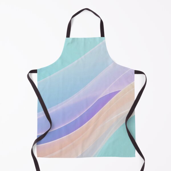Item preview, Soft pastel flowing ribbons in turquoise lavender and peach with smooth curves and airy transparent gradient layers designed and sold by Mimoshi ⭐⭐⭐⭐⭐.