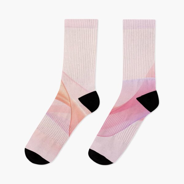 Item preview, Soft pink and peach flowing abstract ribbons with smooth curves and gentle pastel gradient dreamy background designed and sold by Mimoshi ⭐⭐⭐⭐⭐.