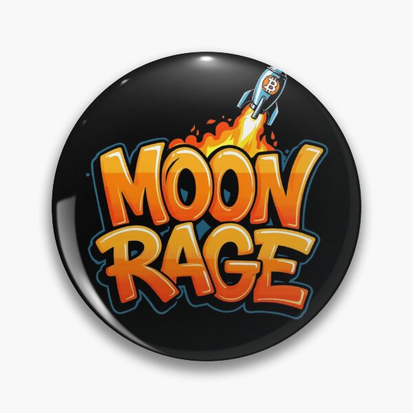 Item preview, Moon Rage Bitcoin Design designed and sold by RadDeck.