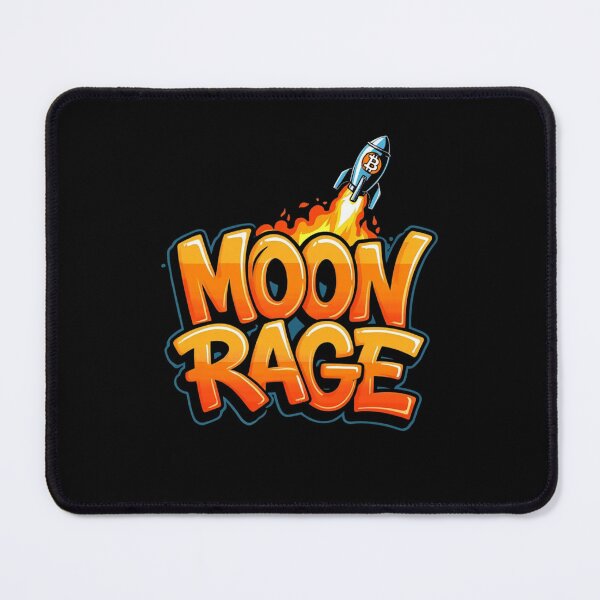 Item preview, Moon Rage Bitcoin Design designed and sold by RadDeck.