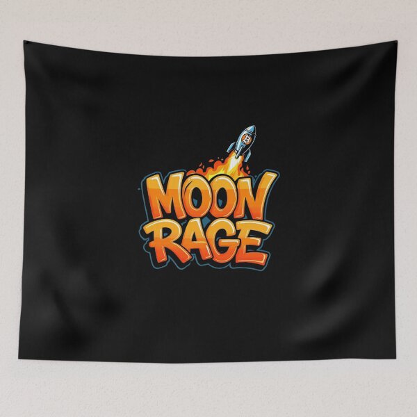 Item preview, Moon Rage Bitcoin Design designed and sold by RadDeck.