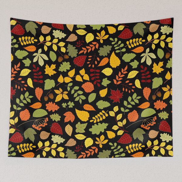 Item preview, Autumn Leaves Pattern Graphic T-Shirt - Fall Foliage Design with Vibrant Fall Colors designed and sold by FestivityFinds.