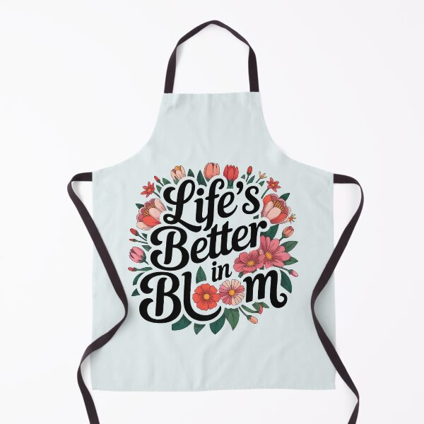 Item preview, Life’s Better in Bloom – Floral Typography Design designed and sold by Jollys-ArtShop.